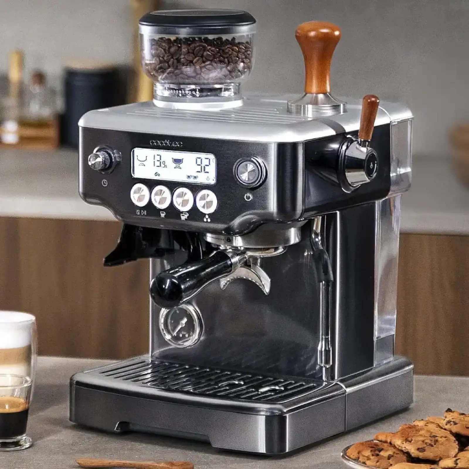 Кавоварка Cecotec Power Espresso 20 Barista Barista Steel & Grind (A01_EU01_117505) UA