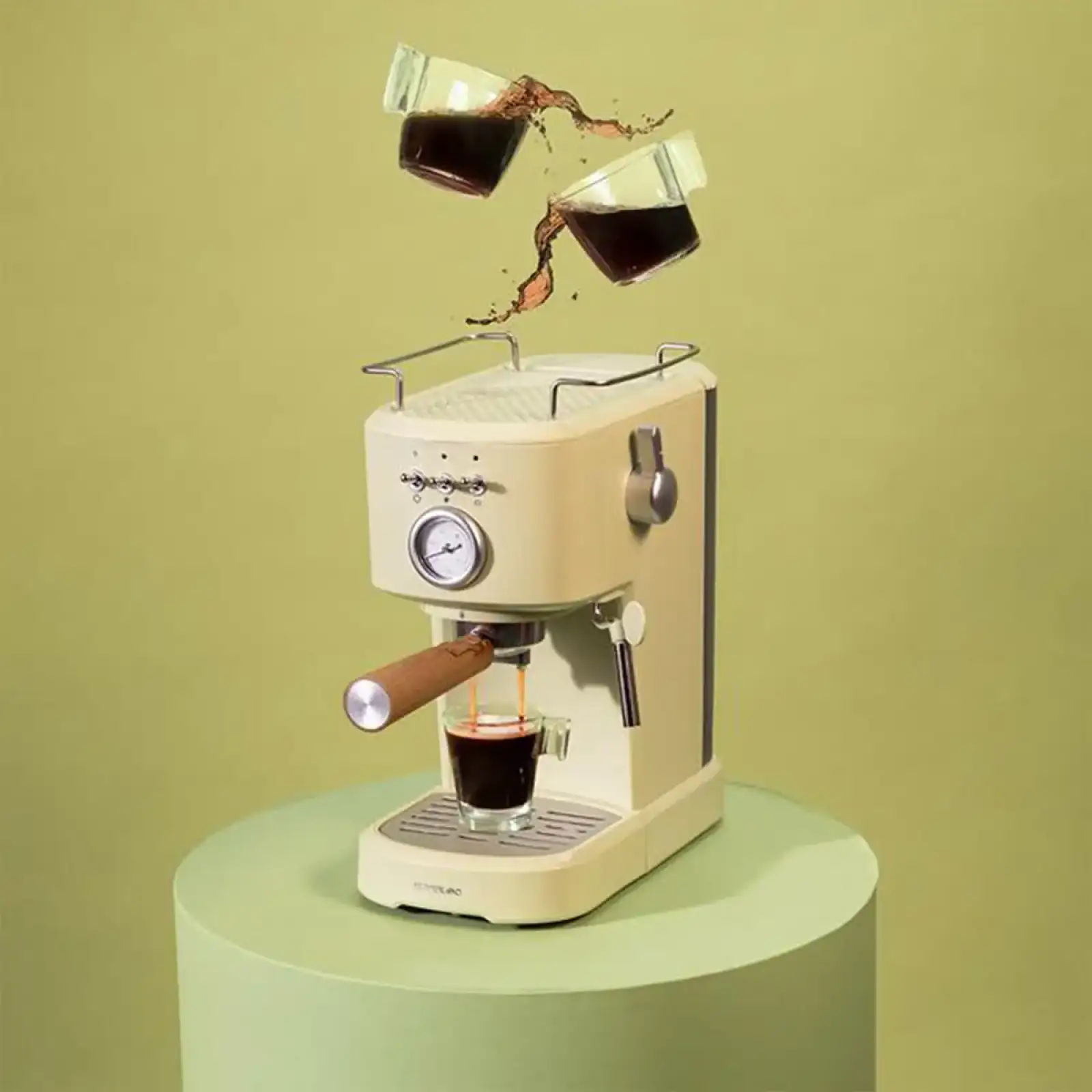Кавоварка Cecotec Power Espresso 20 Retro Green (CCTC-01723) UA