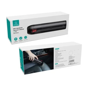 Аккумуляторный пылесос Usams US-ZB234 Mini Handheld Vacuum Cleaner Black (6958444972497) UA