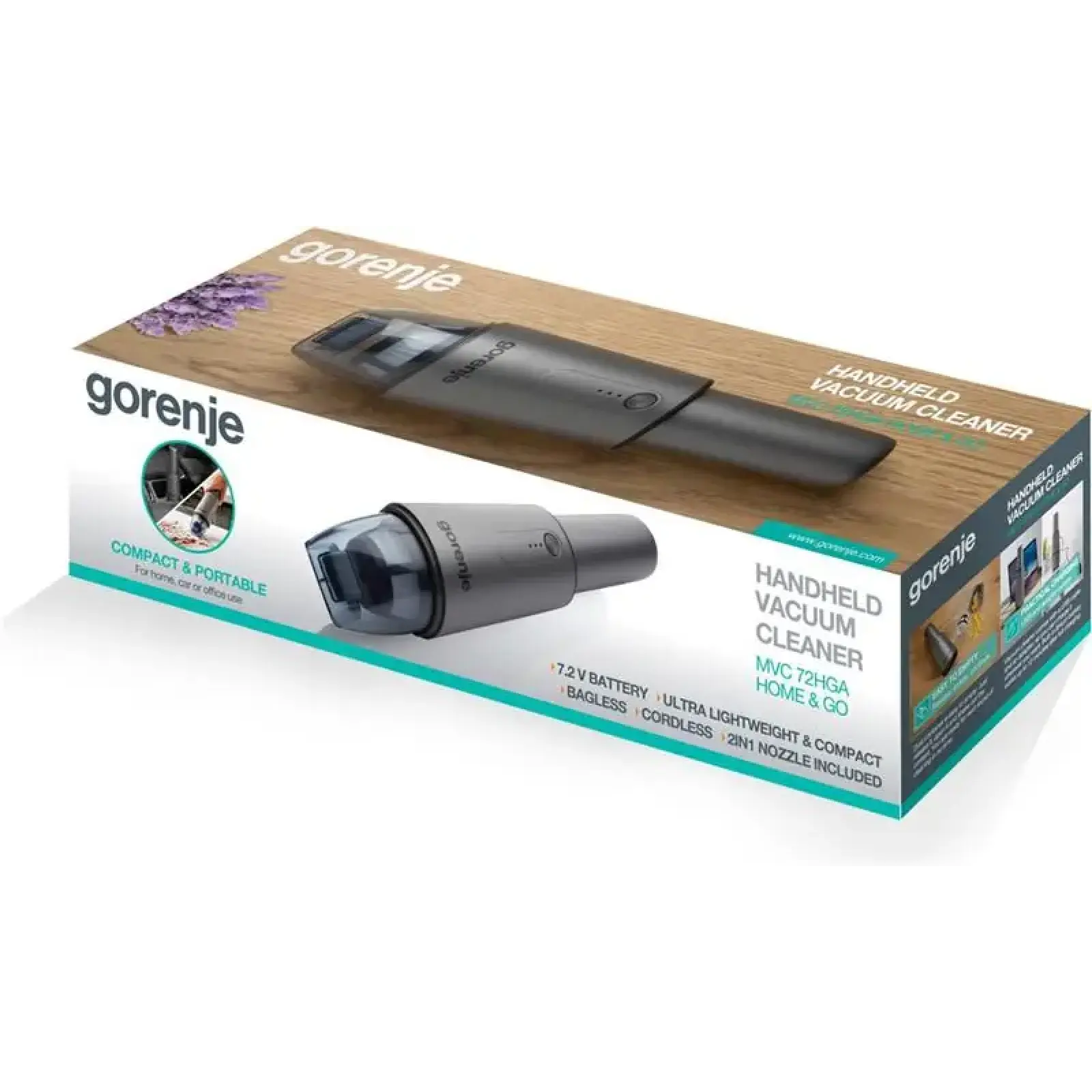 Пилосос автомобільний Gorenje MVC72HGA UA