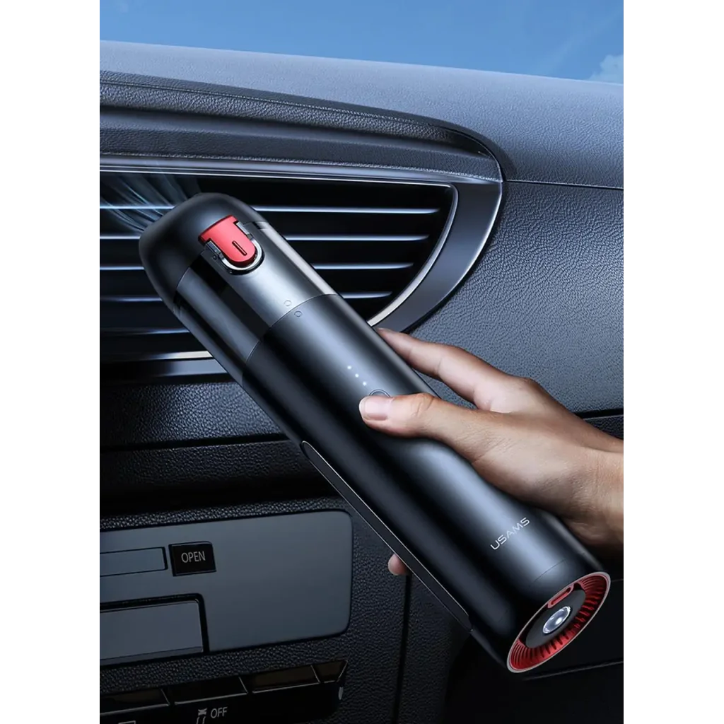 Аккумуляторный пылесос Usams US-ZB234 Mini Handheld Vacuum Cleaner Black (MNXCQZB23401) UA
