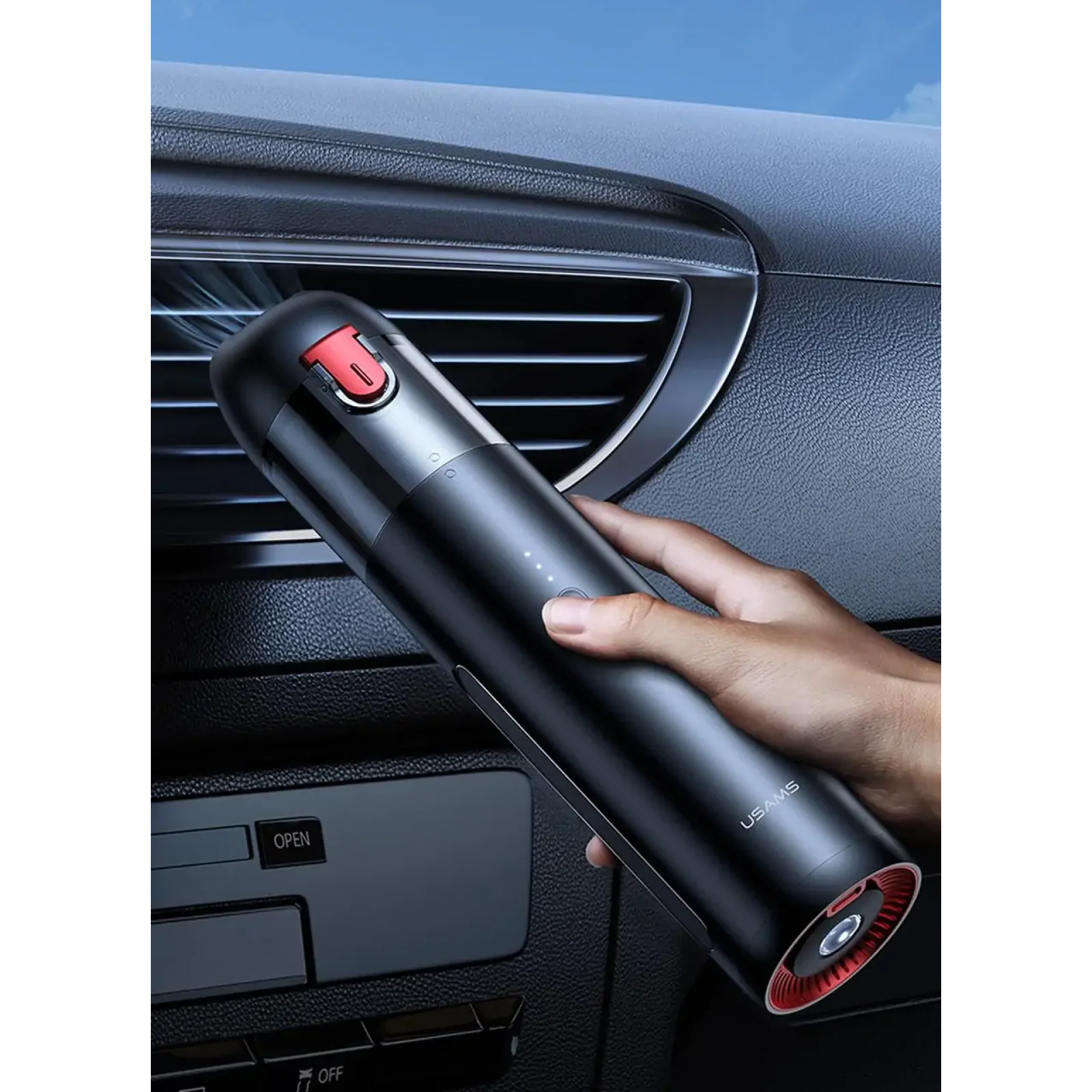 Аккумуляторный пылесос Usams US-ZB234 Mini Handheld Vacuum Cleaner Black (MNXCQZB23401) UA