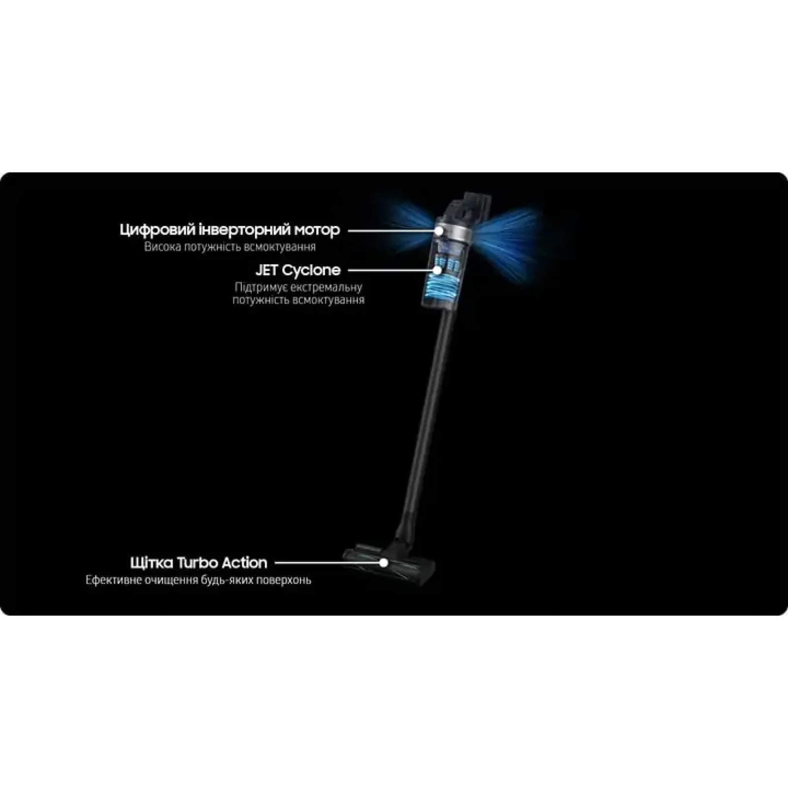 Аккумуляторный пылесос Samsung VS20B75ADR5/UK UA