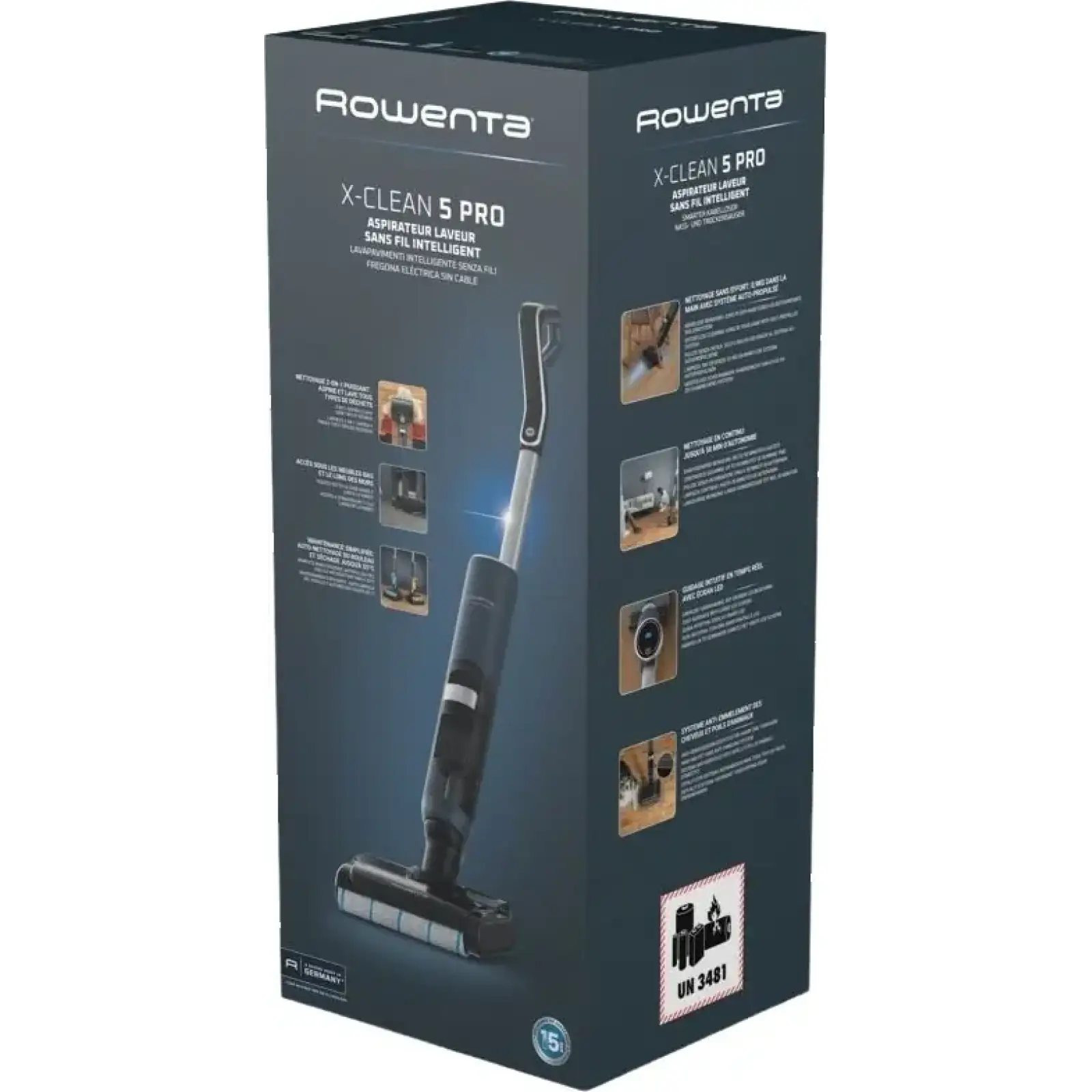 Акумуляторний миючий пилосос Rowenta X-Clean 5 Pro GZ5436E0 UA