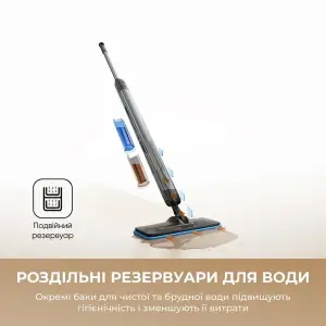 Акумуляторний миючий пилосос Dreame Mira Mop 10 Black (HMF10A-BL) UA