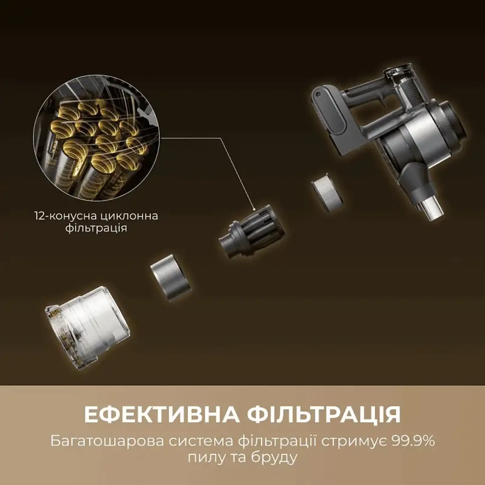 Аккумуляторный пылесос Mova S7 Ultra (V2590E) UA