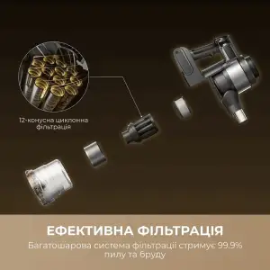 Аккумуляторный пылесос Mova S7 (V2595E) UA