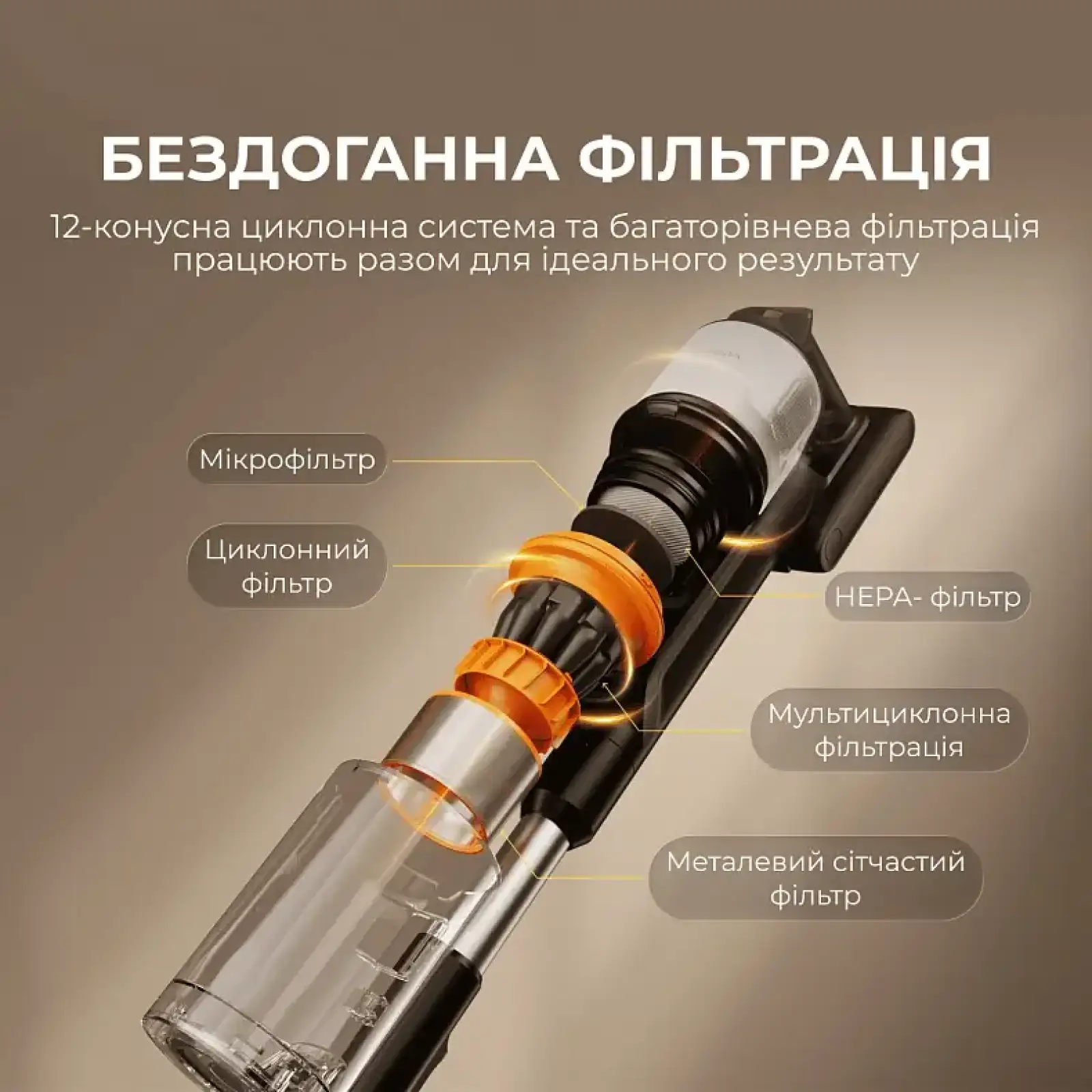 Акумуляторний пилосос Deerma Z50 Combo (VCES141) UA