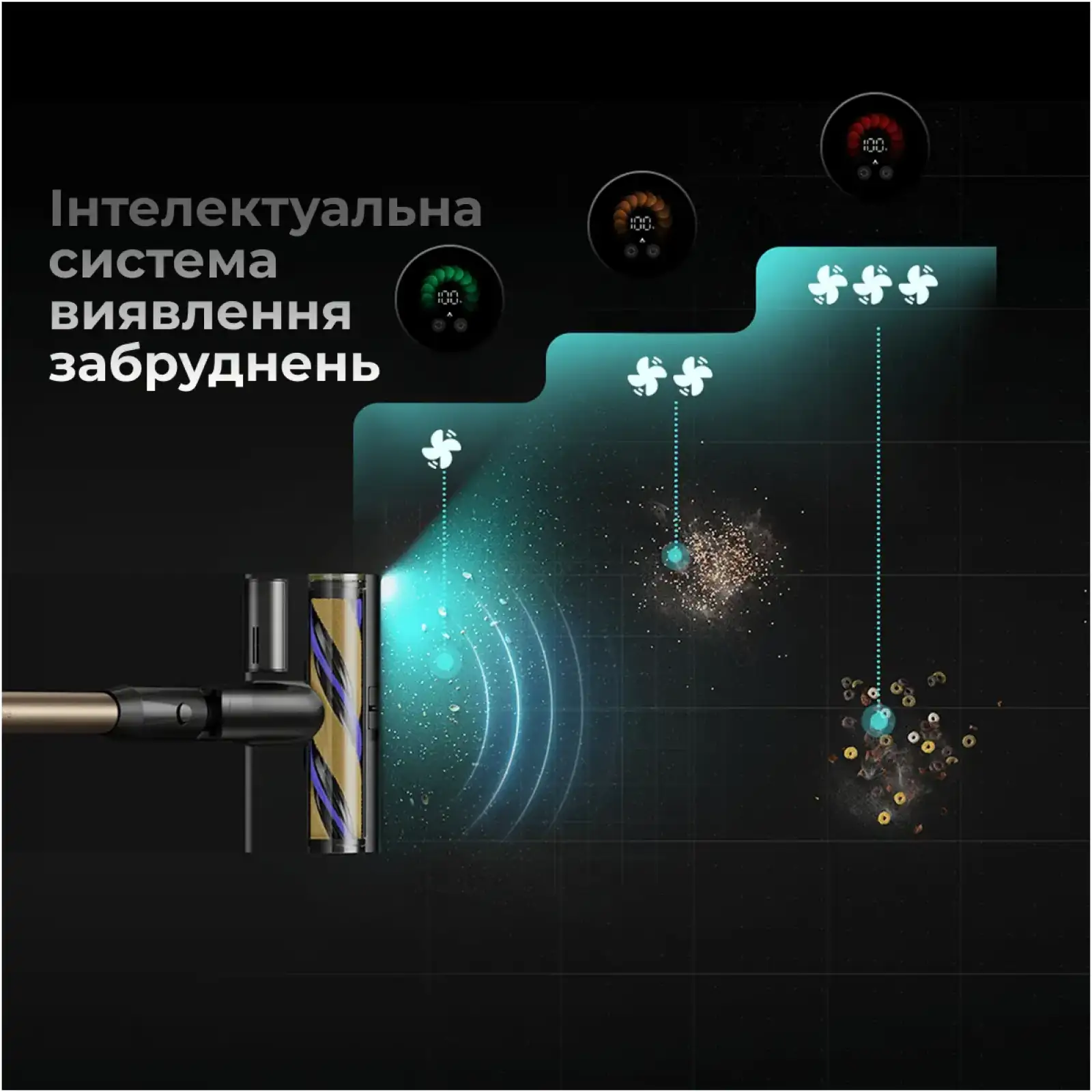 Акумуляторний пилосос Dreame Z30 Slim Station (VZV33C) UA