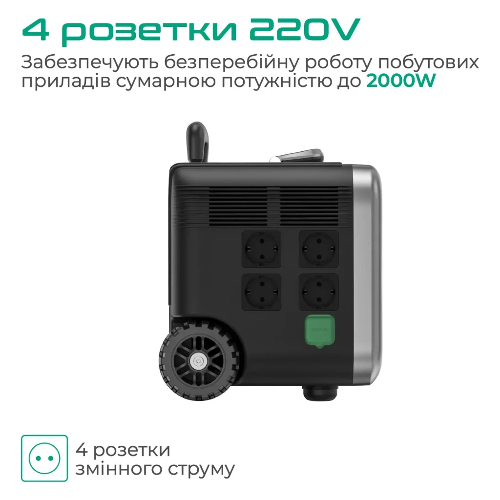 Зарядна станція Zendure 1440 Wh (ZDSBP1500-bk-eu) UA