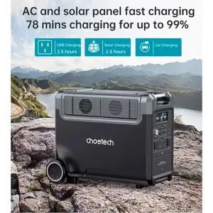 Зарядная станция Choetech BS009 3840Wh, 3600W (BS009-EU-BK)_OEM UA