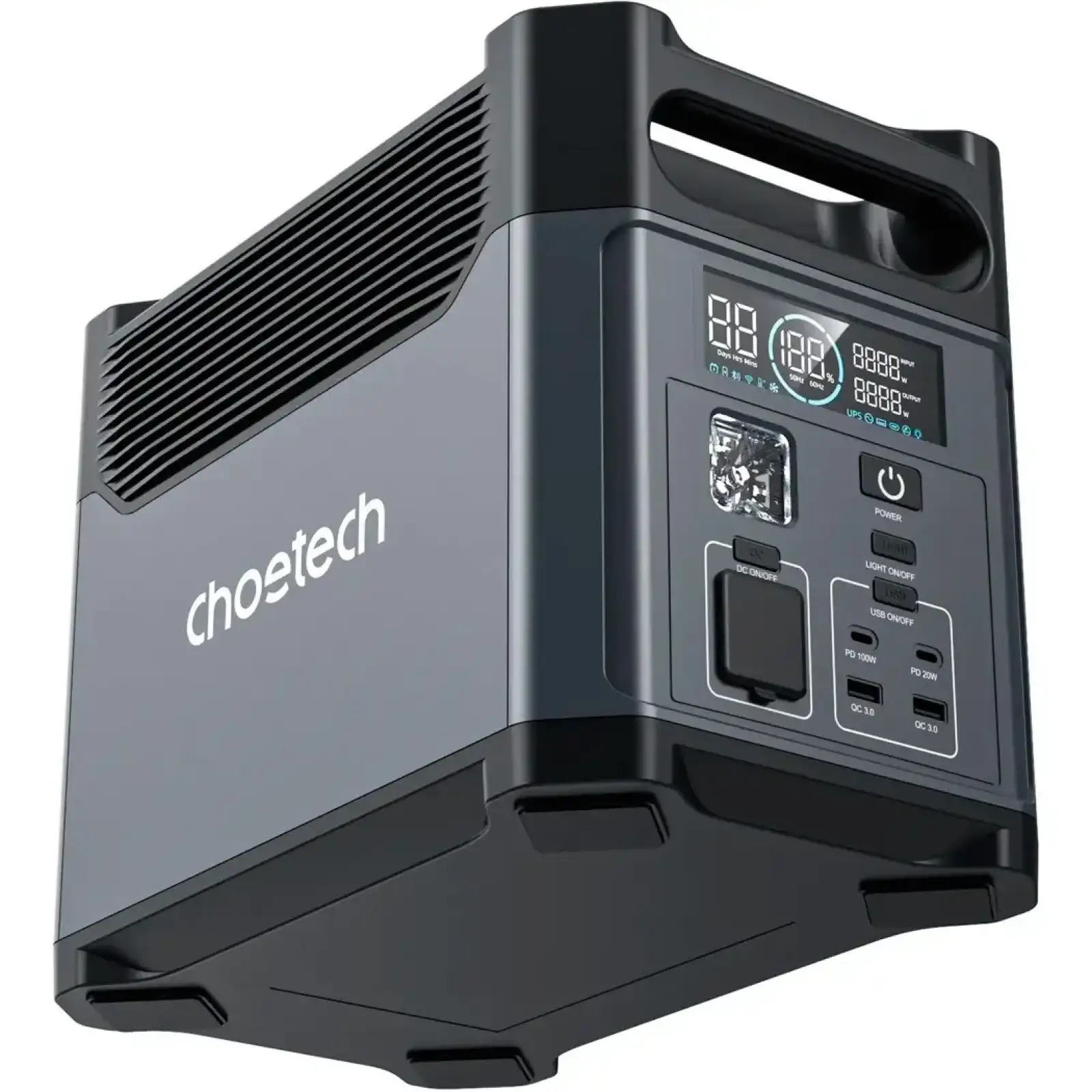 Зарядна станція Choetech BS061 1024Wh, 1200W (BS061-EU-GY) UA