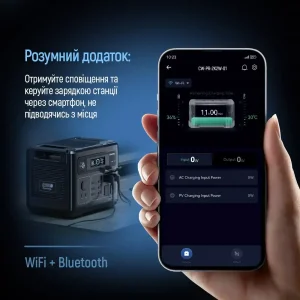 Зарядная станция ColorWay 2200W 2048Wh LiFePO4 (CW-PR-2K2W-01) UA