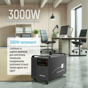 Зарядна станція ColorWay 3000W 3200Wh LiFePO4 (CW-PR-3K3W-01) UA