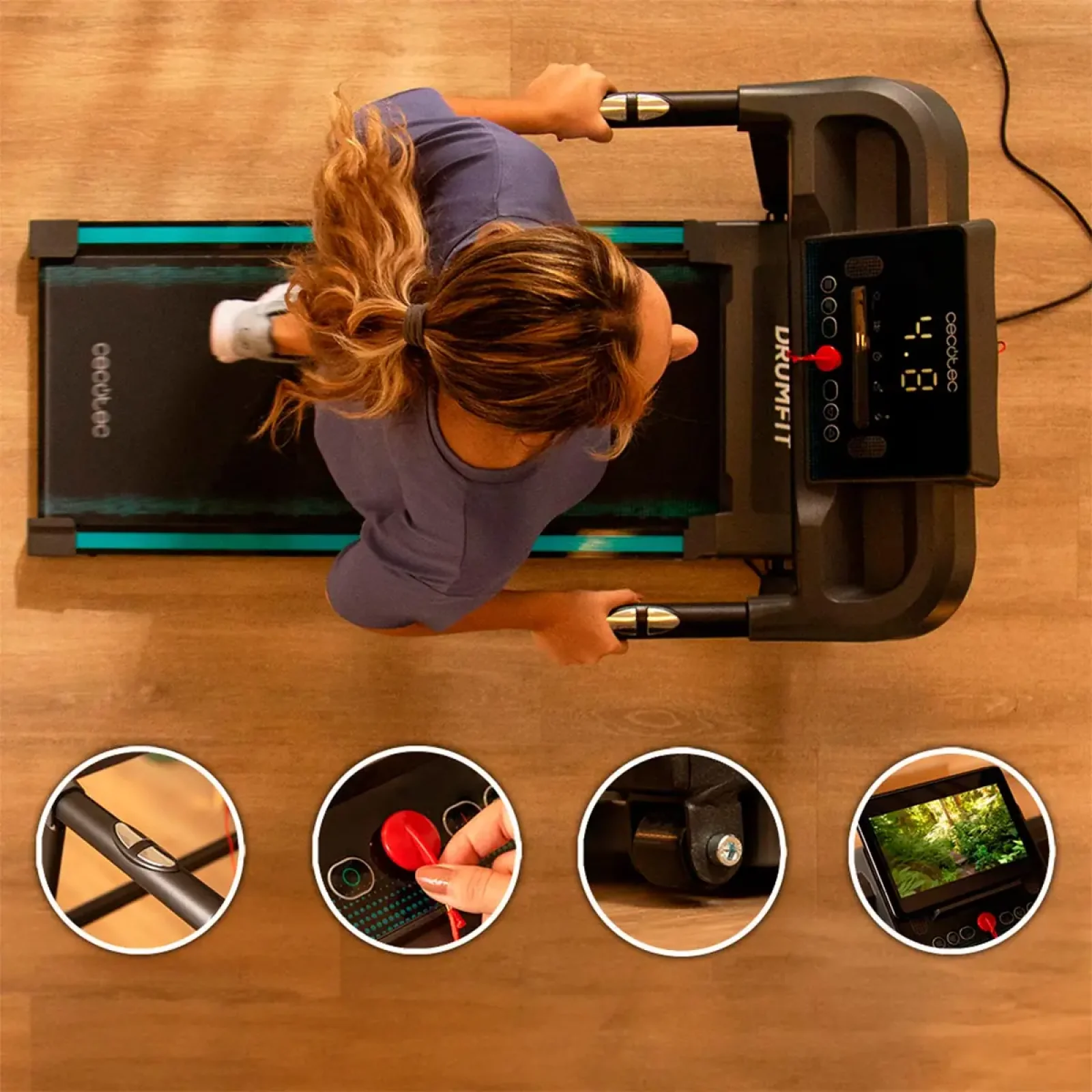 Беговая дорожка Cecotec DrumFit WayHome 1200 Sprint (CCTC-07181) UA