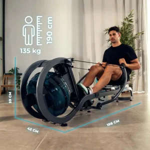 Гребный тренажер Cecotec Drumfit Rower 20000 Neptuno (CCTC-07225) UA