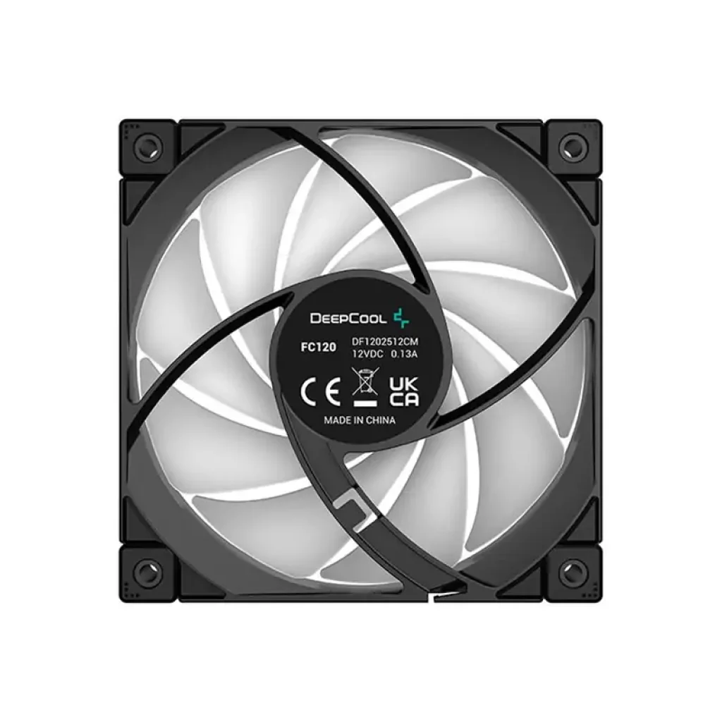 Вентилятор DeepCool FC120-3 IN 1 Black, 120x120x25мм, 4pin, черный, R-FC120-BAMN3-G-1 UA