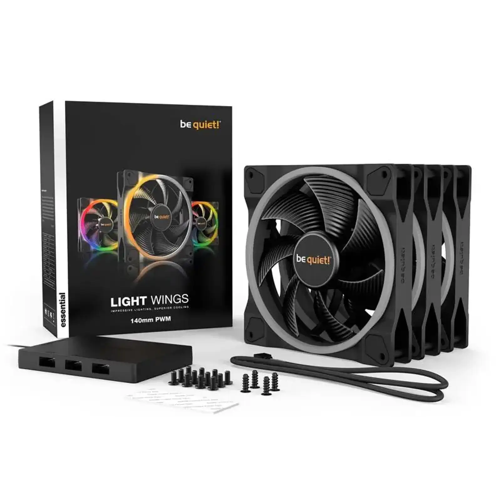 Вентилятор be quiet! Light Wings 140mm PWM Triple Pack (BL078) UA
