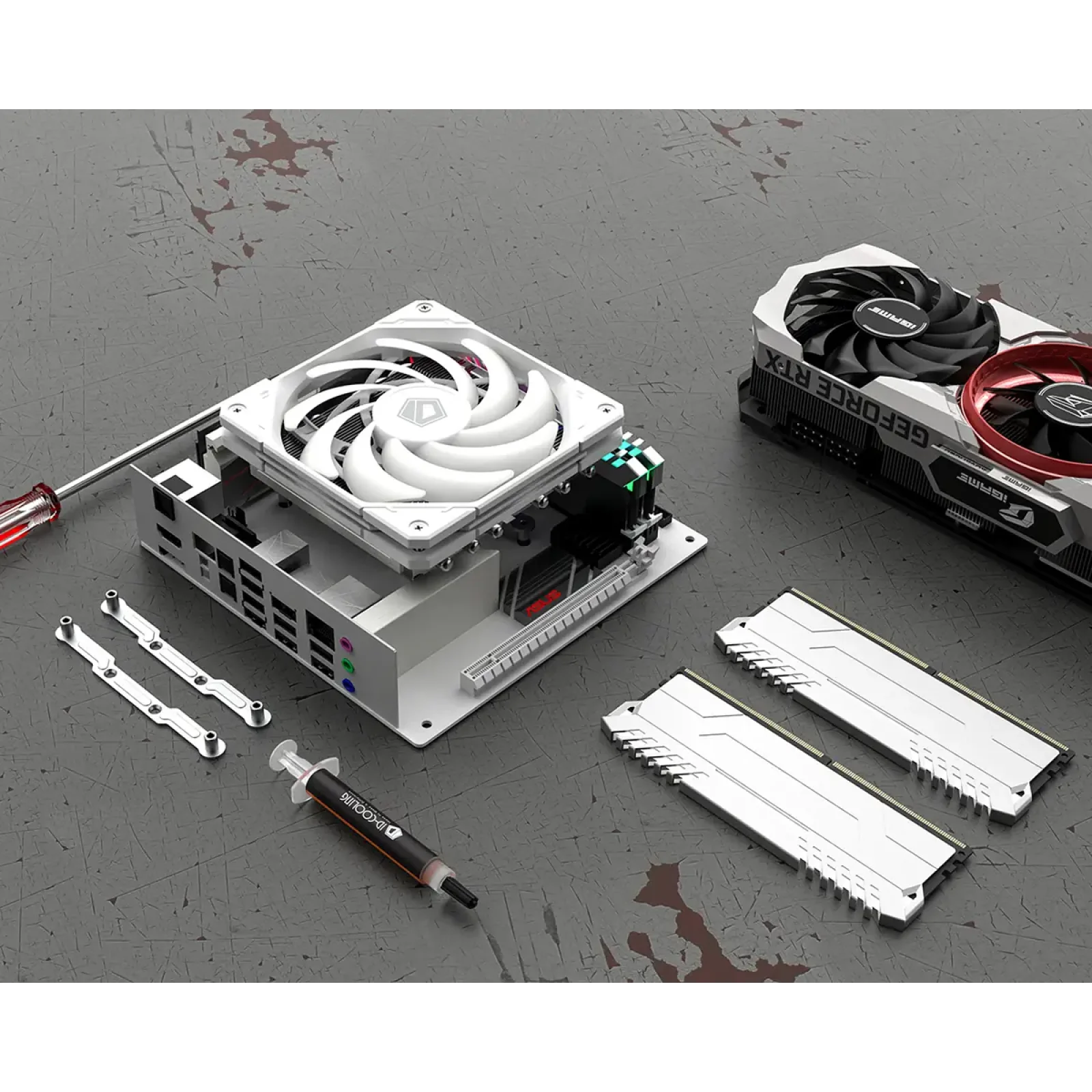 Вентилятор ID-Cooling NO-12015-XT ARGB Snow UA