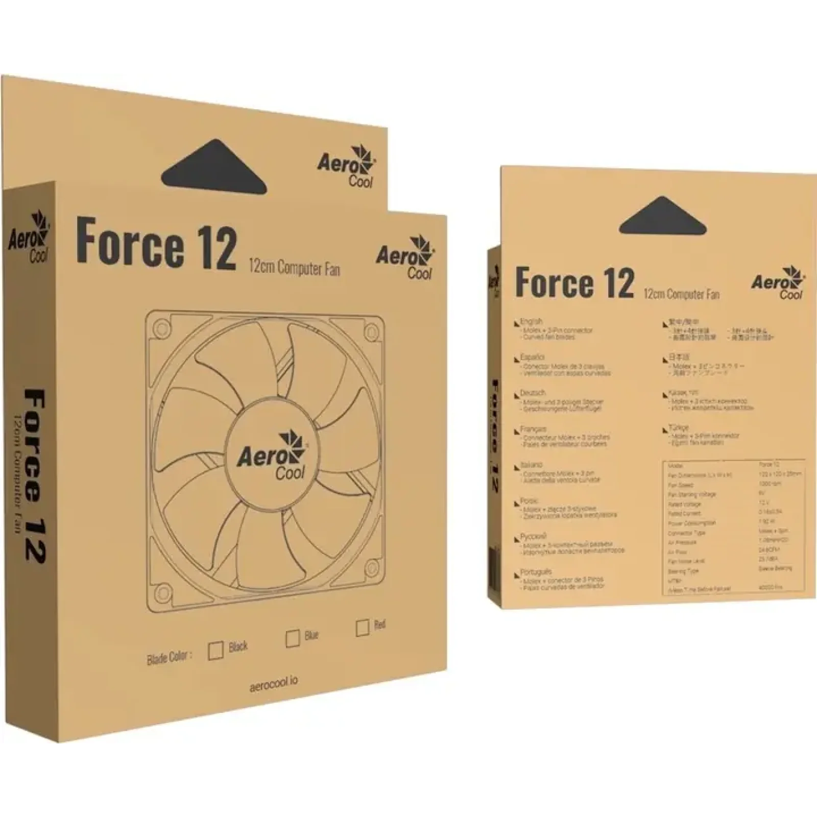 Вентилятор AeroCool Force 12 PWM Black (ACF3-FC01110.11) UA