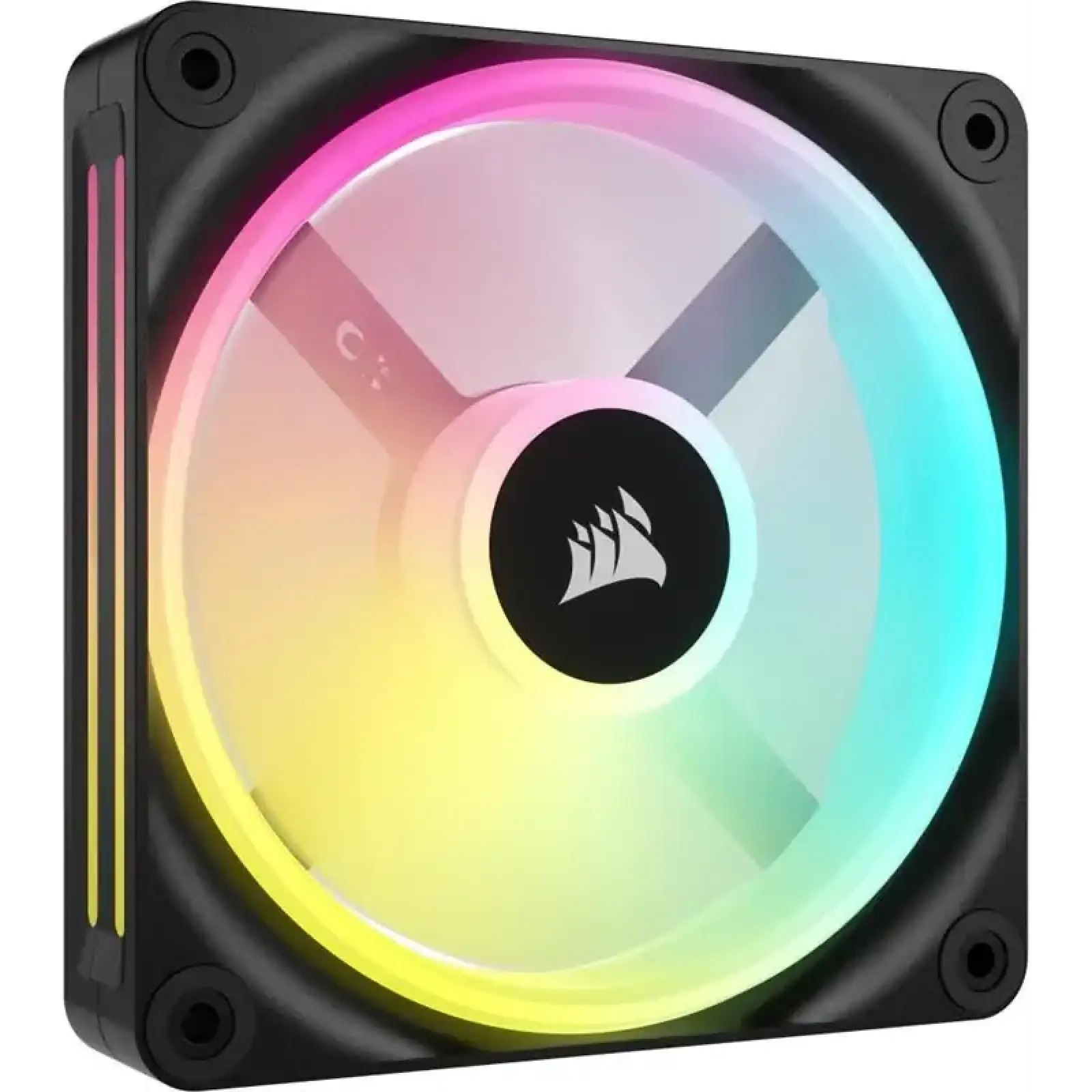 Вентилятор Corsair iCUE Link QX120 RGB PWM (CO-9051001-WW), 120x120x25мм, 4-pin, чорний UA