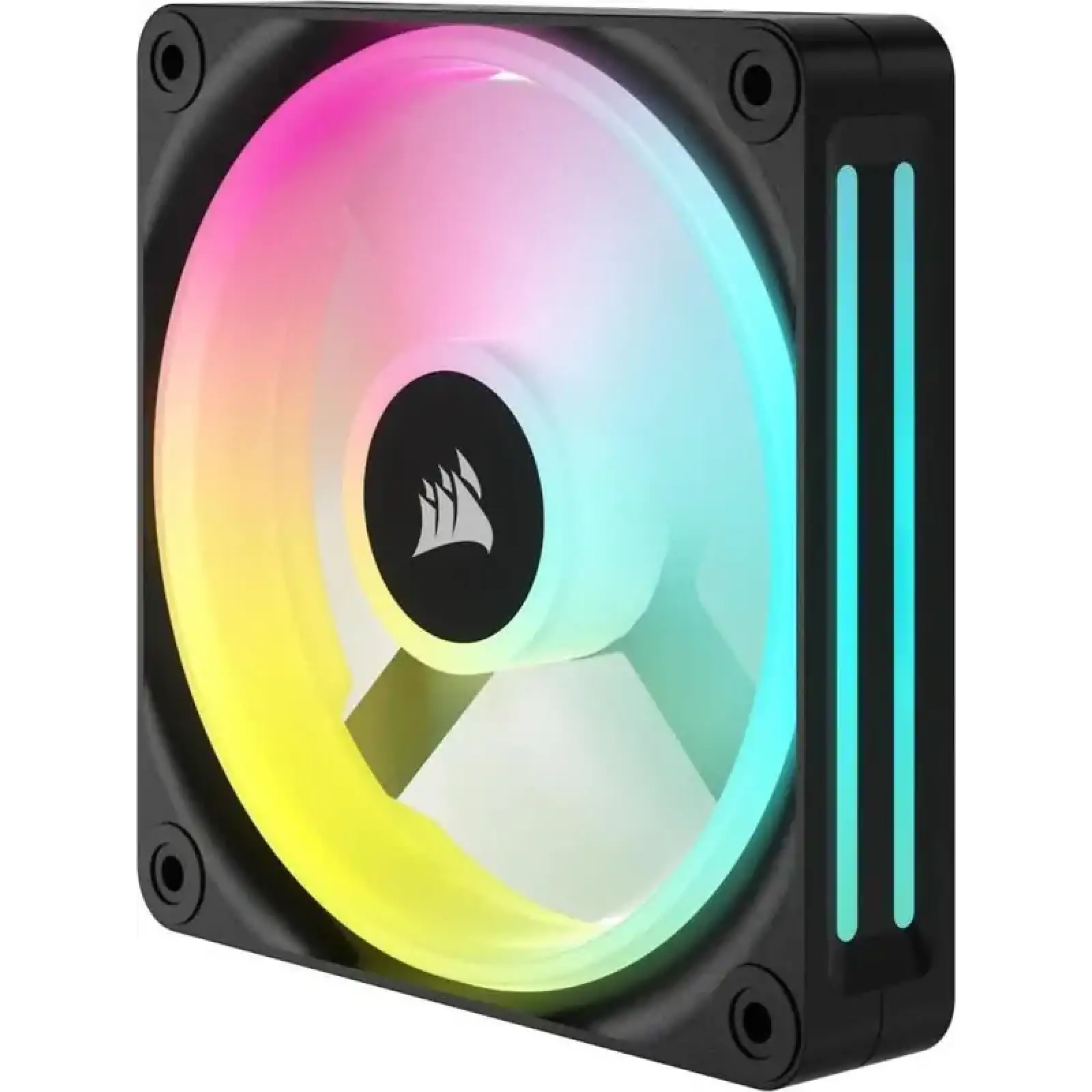 Вентилятор Corsair iCUE Link QX120 RGB PWM (CO-9051001-WW), 120x120x25мм, 4-pin, чорний UA