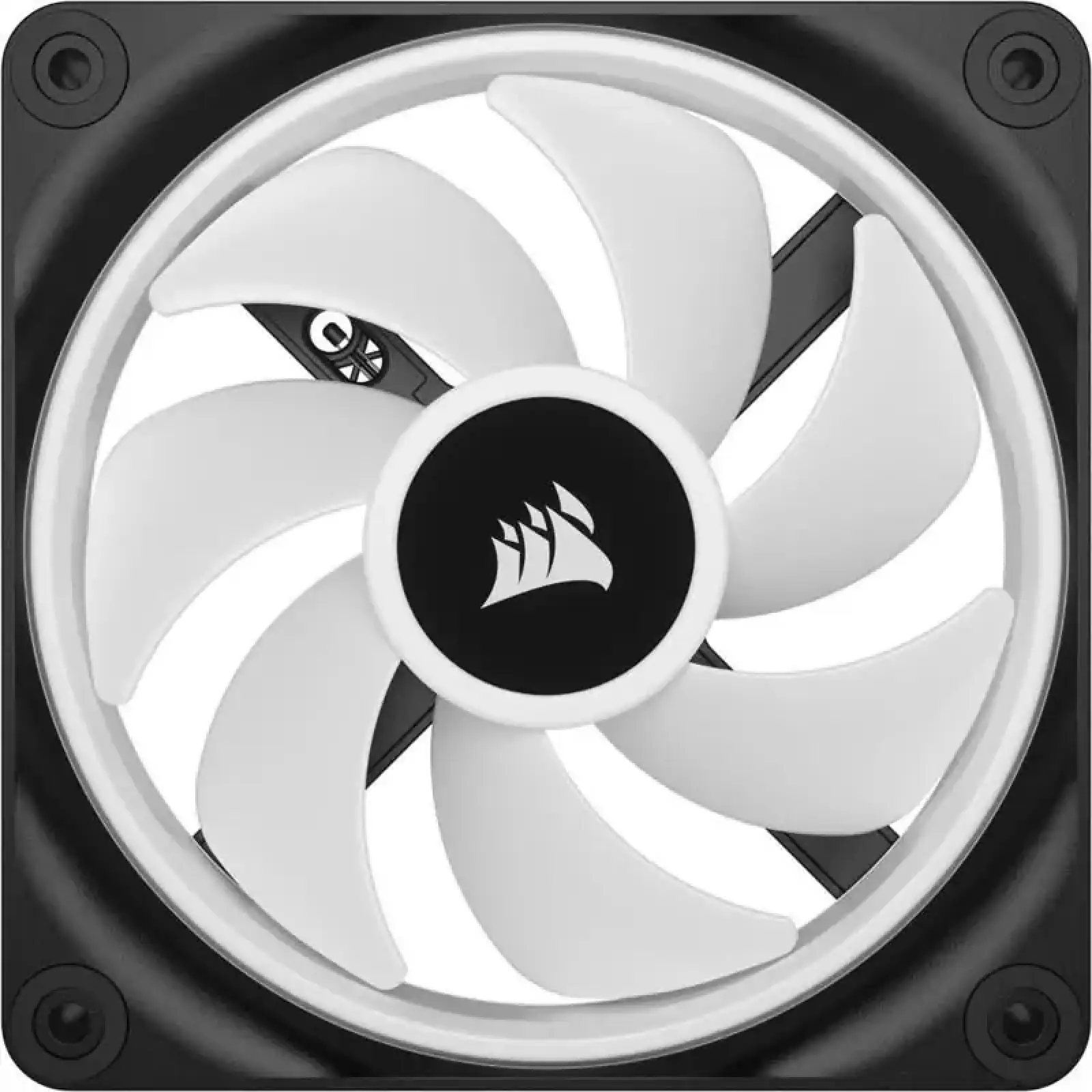 Вентилятор Corsair iCUE Link QX120 RGB PWM (CO-9051001-WW), 120x120x25мм, 4-pin, чорний UA