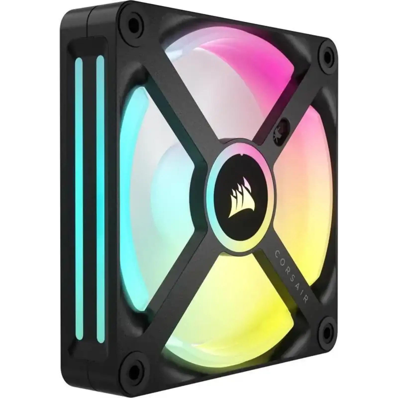 Вентилятор Corsair iCUE Link QX120 RGB PWM (CO-9051001-WW), 120x120x25мм, 4-pin, чорний UA