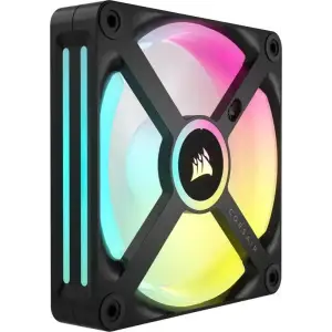 Вентилятор Corsair iCUE Link QX120 RGB PWM (CO-9051001-WW), 120x120x25мм, 4-pin, чорний UA