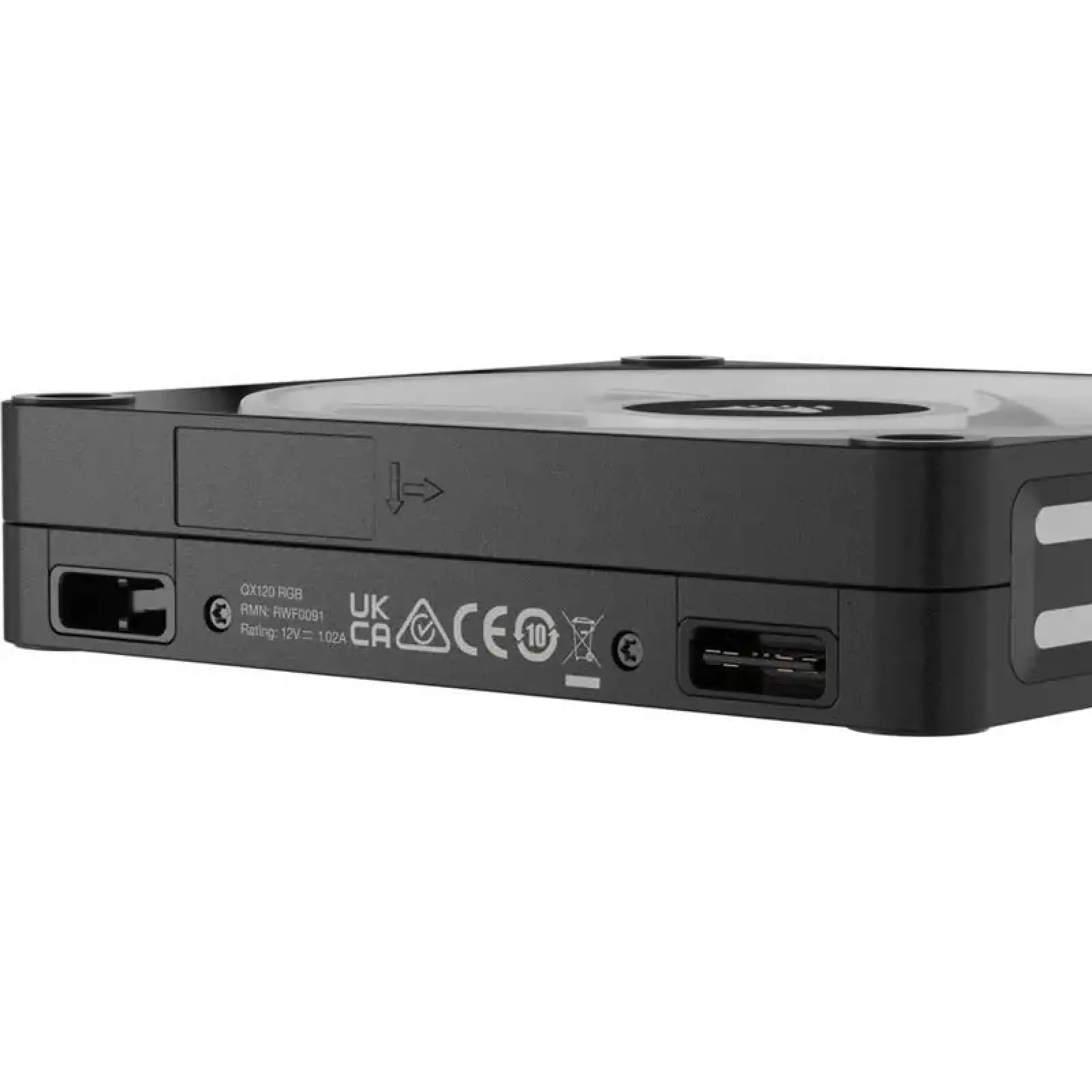 Вентилятор Corsair iCUE Link QX120 RGB PWM (CO-9051001-WW), 120x120x25мм, 4-pin, чорний UA