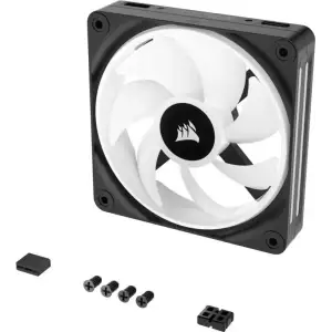 Вентилятор Corsair iCUE Link QX120 RGB PWM (CO-9051001-WW), 120x120x25мм, 4-pin, чорний UA