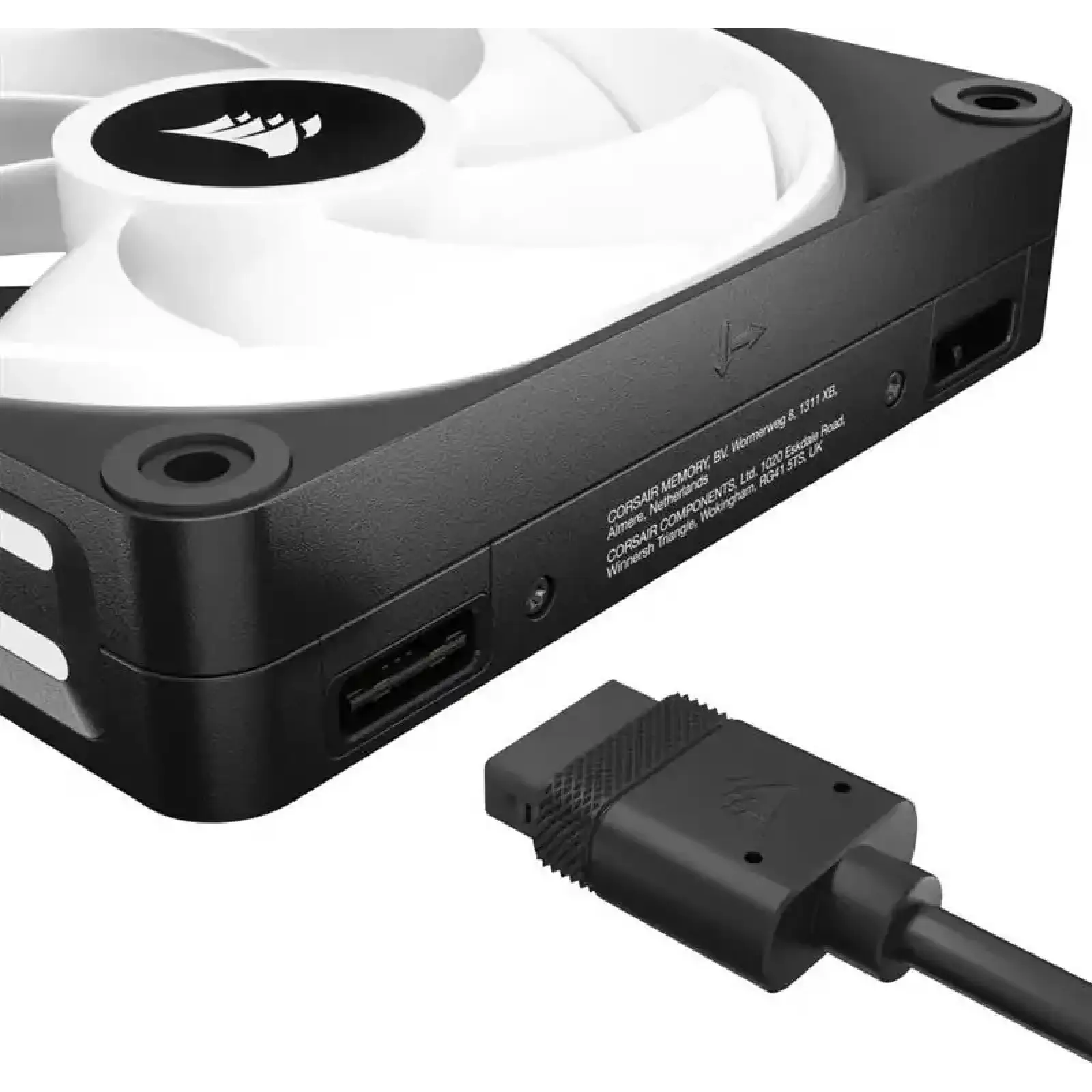 Вентилятор Corsair iCUE Link QX120 RGB PWM (CO-9051001-WW), 120x120x25мм, 4-pin, чорний UA
