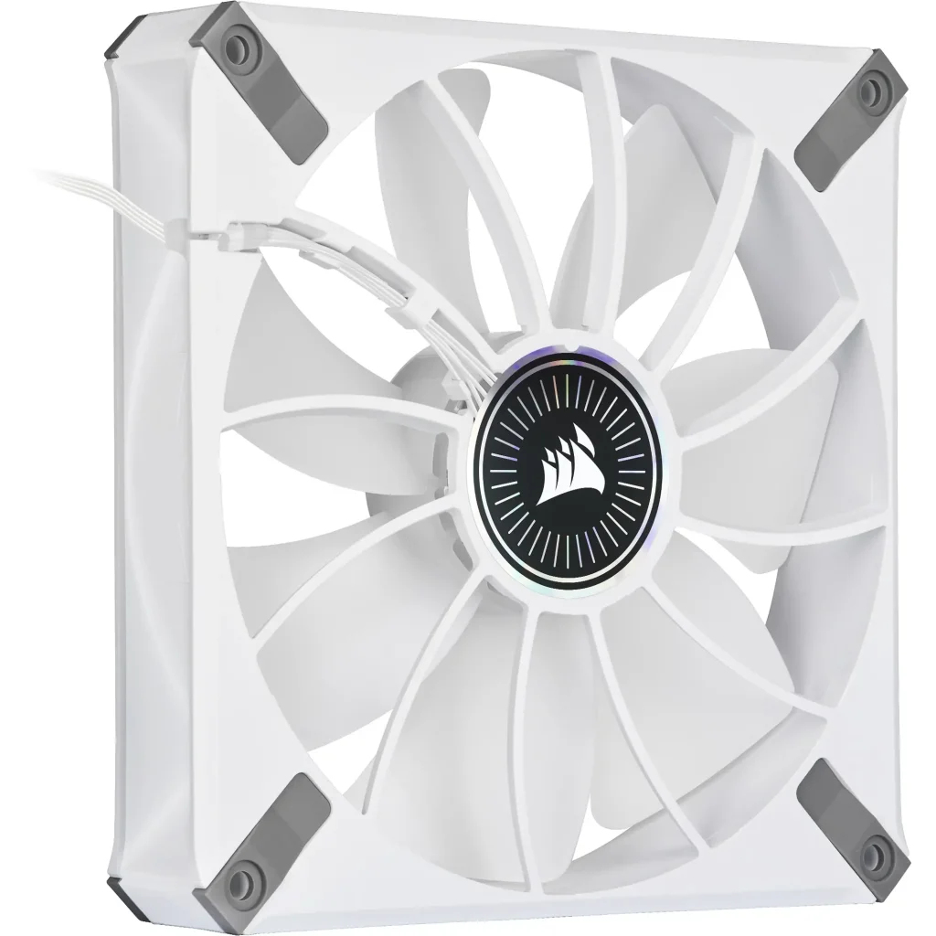 Вентилятор Corsair iCUE ML140 RGB Elite Premium Dual Pack (CO-9050119-WW), 140x140x25мм, 4-pin PWM, белый UA