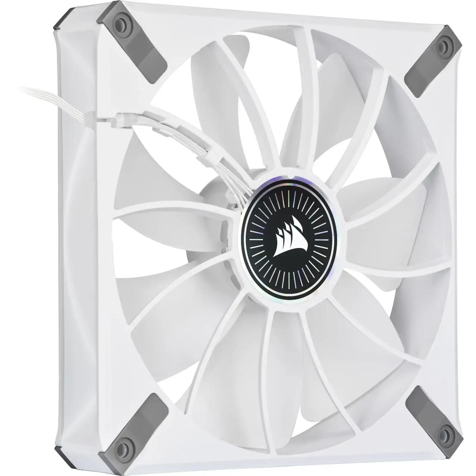 Вентилятор Corsair iCUE ML140 RGB Elite Premium Dual Pack (CO-9050119-WW), 140x140x25мм, 4-pin PWM, білий UA
