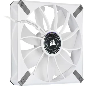 Вентилятор Corsair iCUE ML140 RGB Elite Premium Dual Pack (CO-9050119-WW), 140x140x25мм, 4-pin PWM, белый UA