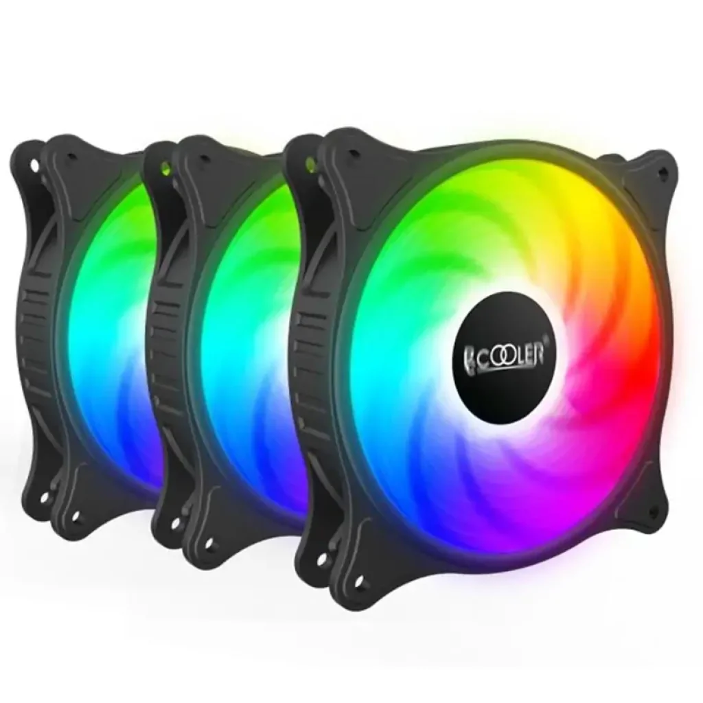 Вентилятор PCCooler FX 120 ARGB BK 3in1, 120x120x25мм, 4-pin, чорний UA