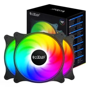 Вентилятор PCCooler FX 120 ARGB BK 3in1, 120x120x25мм, 4-pin, чорний UA