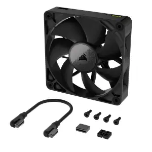 Вентилятор Corsair iCUE Link RX120 PWM (CO-9051009-WW), 120x120x25мм, 4-pin, чорний UA