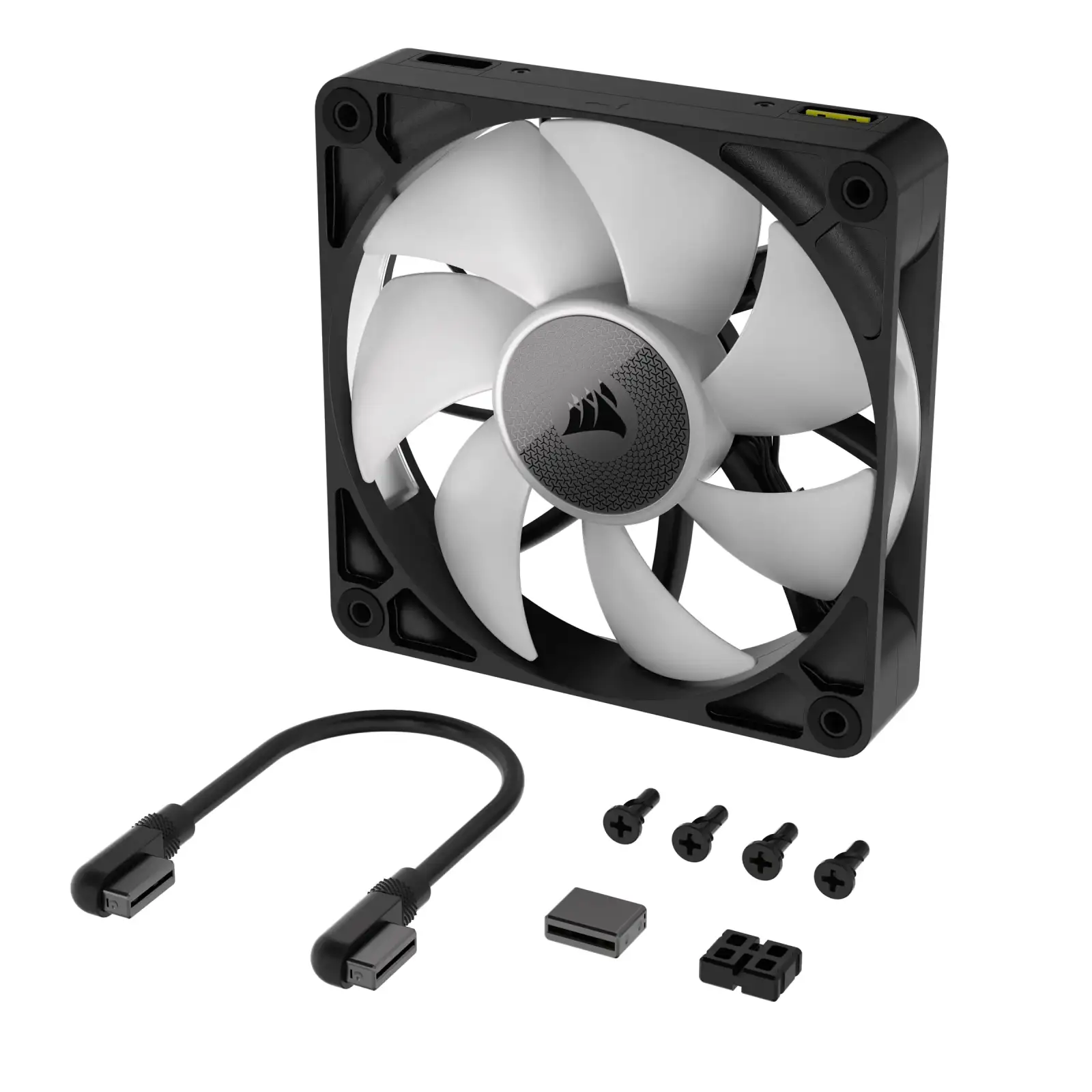 Вентилятор Corsair iCUE Link RX120 RGB PWM (CO-9051017-WW), 120x120x25мм, 4-pin, чорний UA