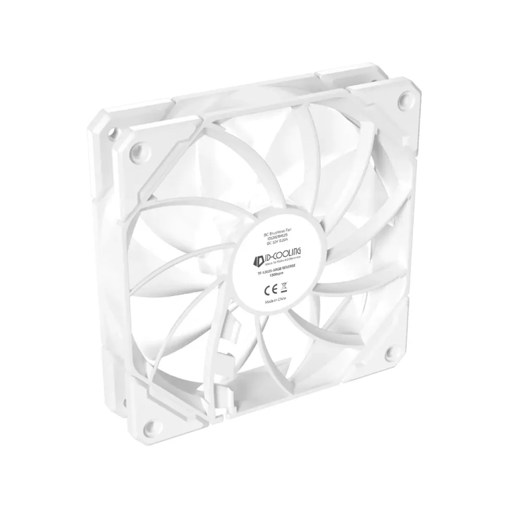 Вентилятор ID-Cooling TF-12025-Pro ARGB Reverse White UA