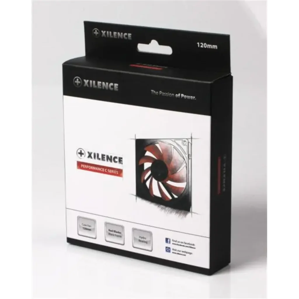 Вентилятор Xilence XPF120.R (XF039), 120х120х25мм, 3-pin+4-pin, Black/Red UA