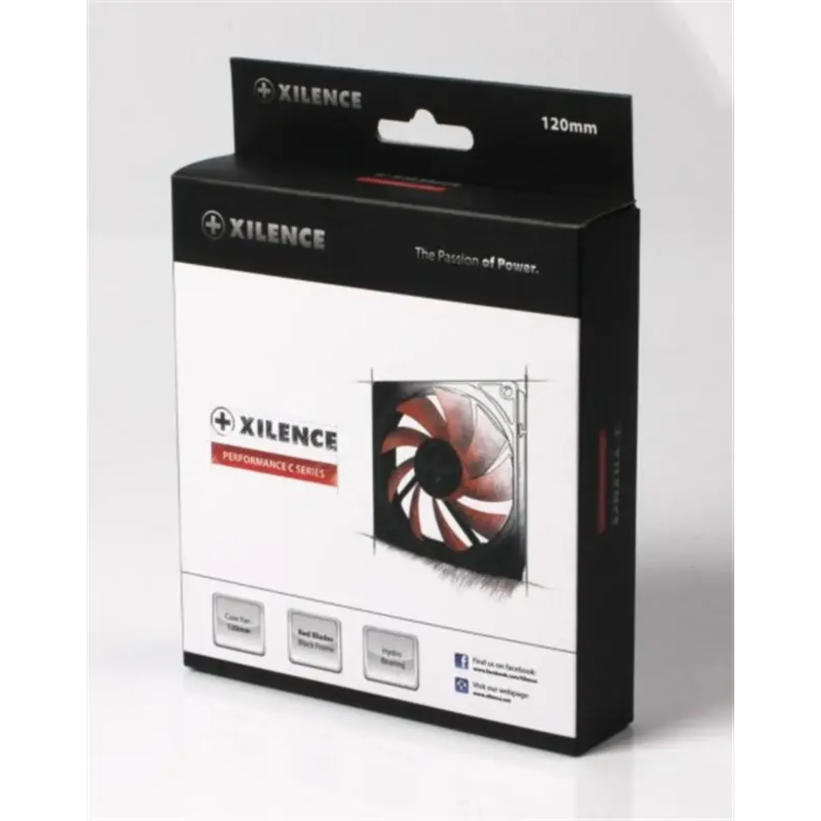 Вентилятор Xilence XPF120.R (XF039), 120х120х25мм, 3-pin+4-pin, Black/Red UA