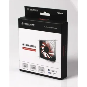 Вентилятор Xilence XPF120.R (XF039), 120х120х25мм, 3-pin+4-pin, Black/Red UA