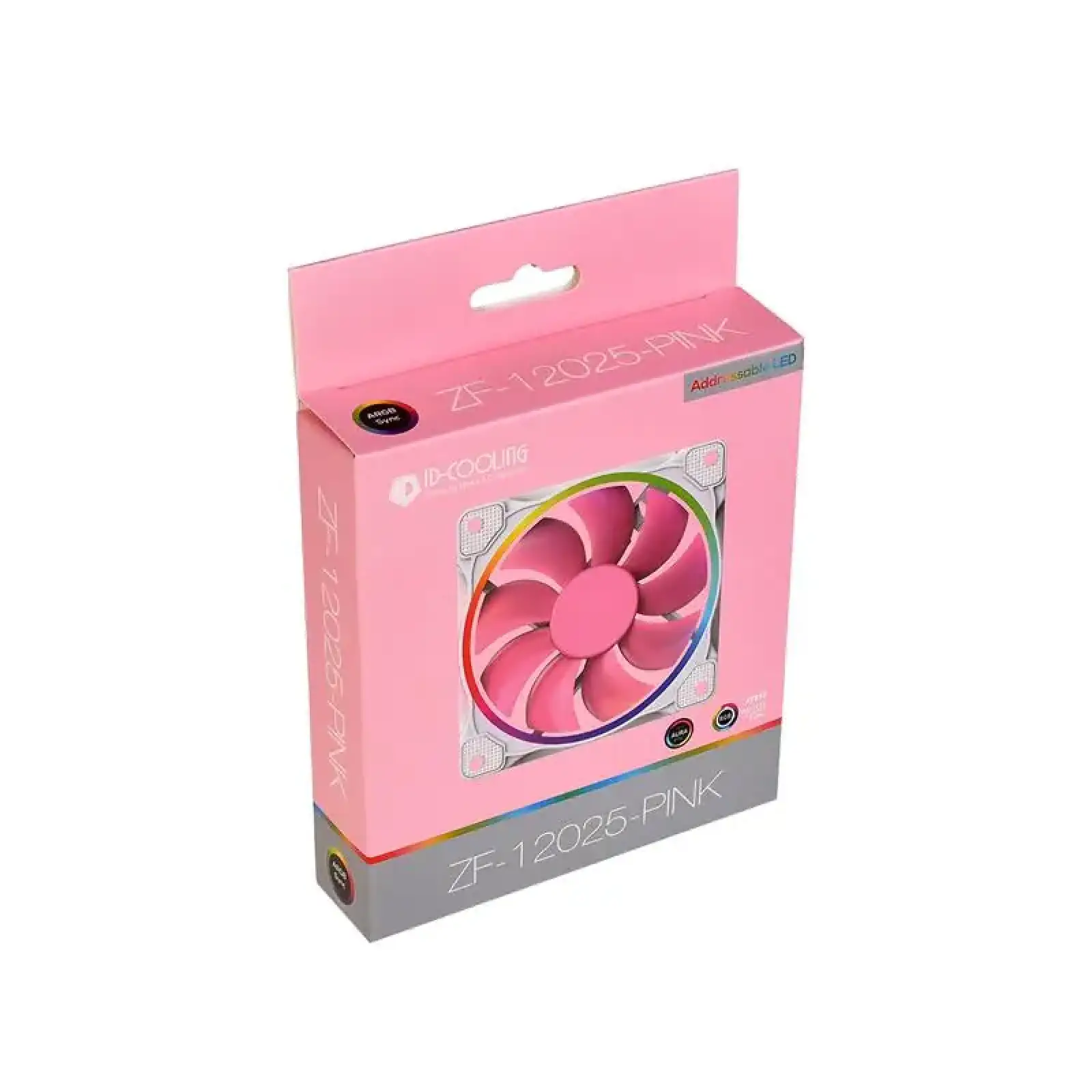 Вентилятор ID-Cooling ZF-12025-PINK ARGB (Single Pack) UA