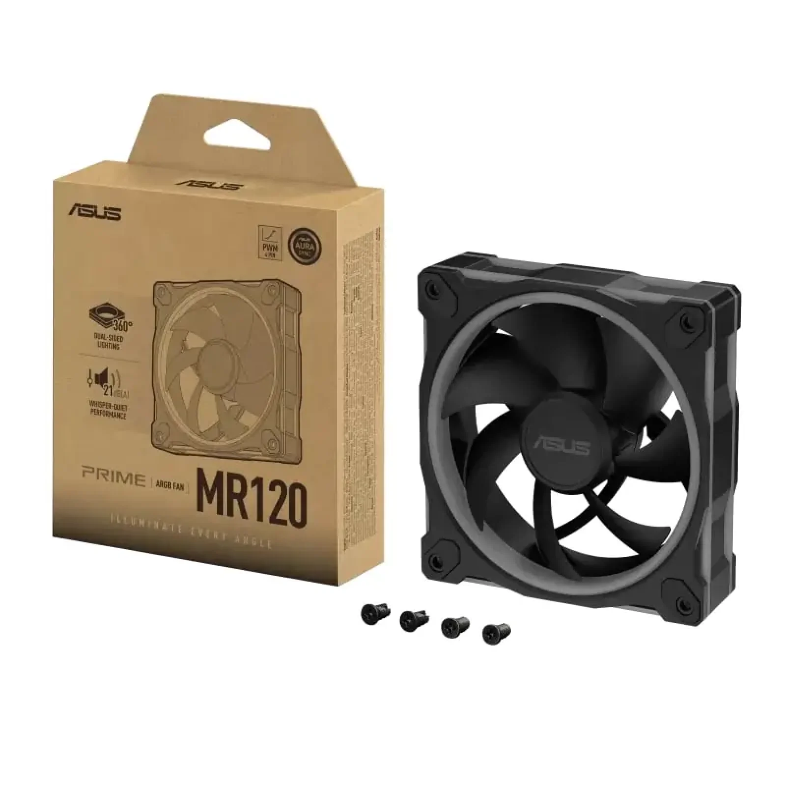 Вентилятор Asus Prime MR120 ARGB Black (90DA00I0-B09000) UA