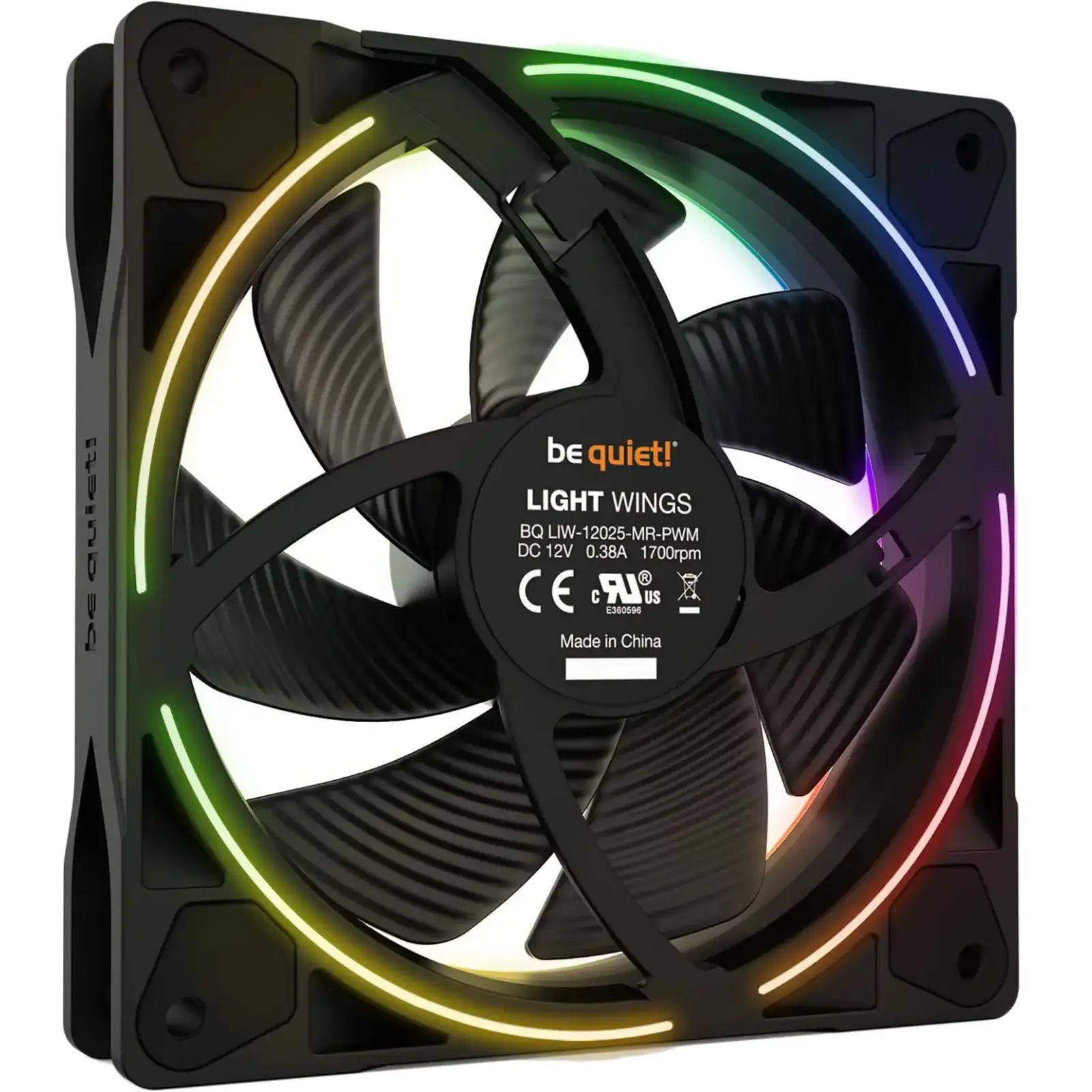 Вентилятор be quiet! Light Wings 120mm PWM Black (BL072) UA