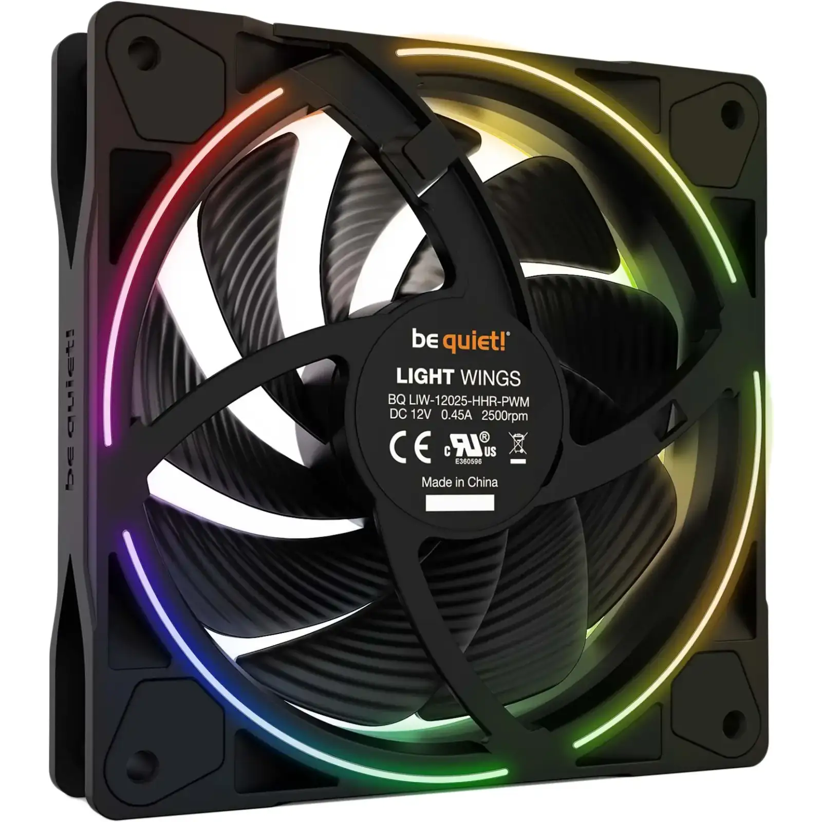 Вентилятор be quiet! Light Wings 120mm PWM High-Speed Black (BL073) UA