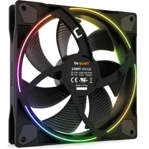 Вентилятор be quiet! Light Wings 140mm PWM Black (BL074) UA