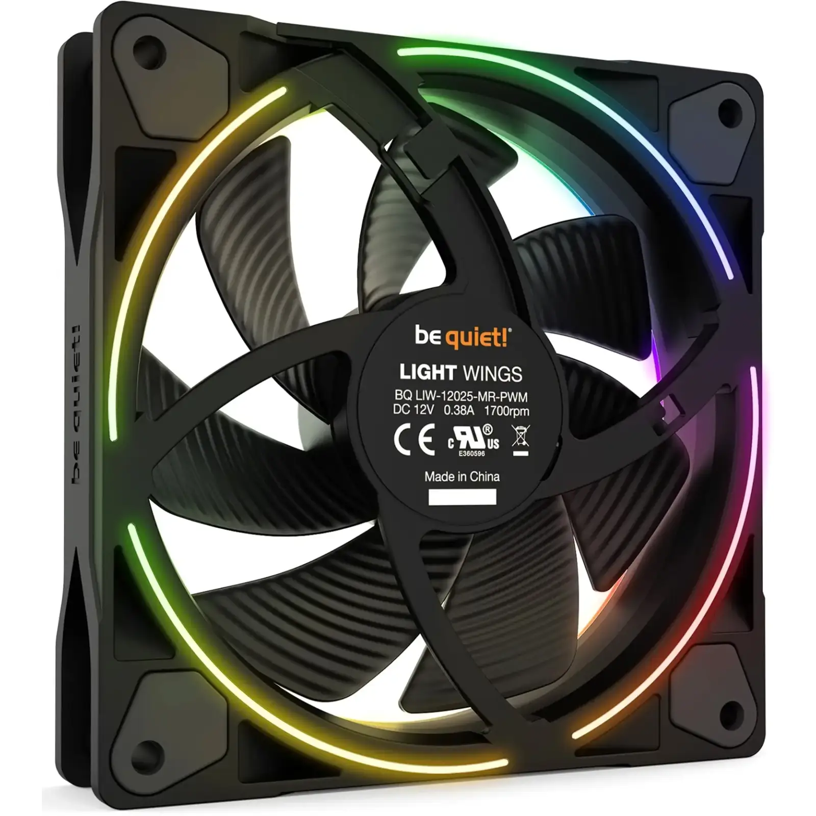 Вентилятор be quiet! Light Wings 120mm PWM 3-Pack Black (BL076) UA