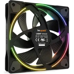 Вентилятор be quiet! Light Wings 120mm PWM 3-Pack Black (BL076) UA